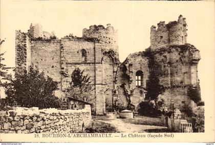 Bourbon - L'Archambault - Le Chateau - CPA