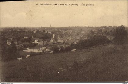 CPA Bourbon L'Archambault Vue generale