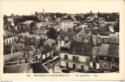 CPA Bourbon l'Archambault Vue generale