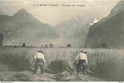 38 - Le Bourg d'Oisans - Travaux des Champs - Animée - Paysans - CPA - Voir Scans Recto-Verso