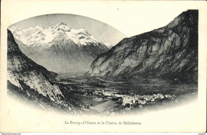 CPA Le Bourg d Oisans et la Chaine de Belledonne