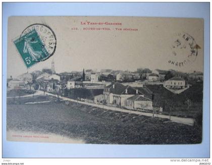 BOURG-DE-VISA  (Tarn-et-Garonne)  :  Vue générale