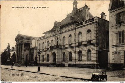 CPA Bourg la Reine Eglise et la Mairie (1314735)