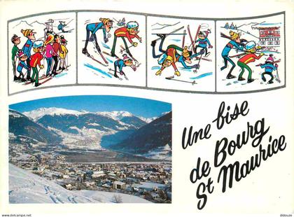 73 - Bourg Saint Maurice - Multivues - illustrations - CPM - Voir Scans Recto-Verso