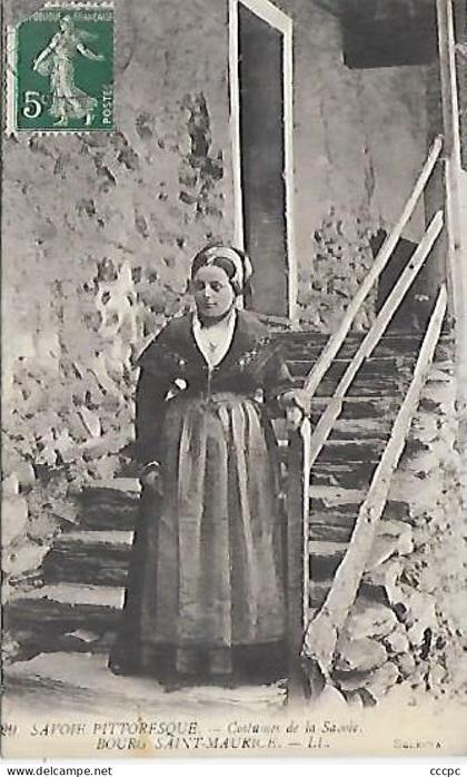 CPA Bourg-Saint-Maurice Savoie pittoresque - Costumes de la Savoie