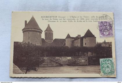 Bourganeuf, l'église et les tours, Creuse 23