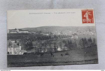 Bourganeuf, vue générale, côté Ouest, Creuse 23