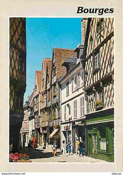 18 - Bourges - La Rue Mirebeau - Flamme Postale de Bourges - CPM - Voir Scans Recto-Verso