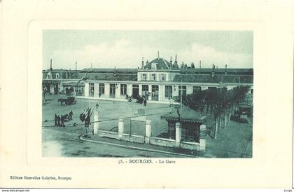 CPA Bourges La Gare