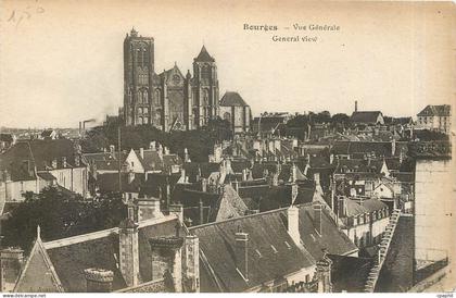 CPA Bourges Vue Generale