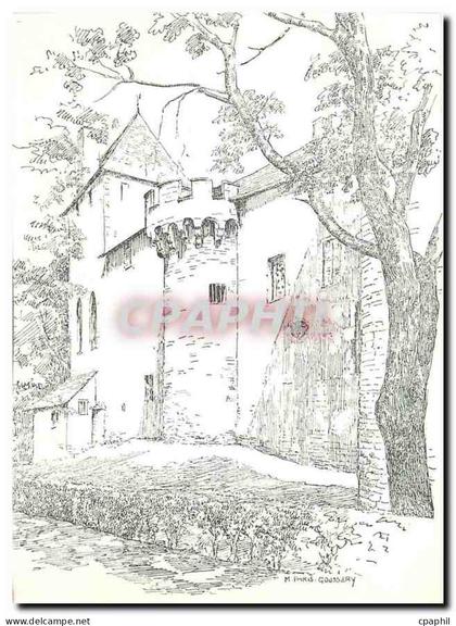CPM Chateau de Rully Bourgogne XIII XV S Face Ouest