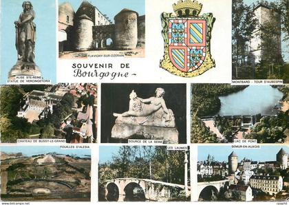 CPM Souvenir de Bourgogne Alise Ste Reine Montbard Semur en Auxois