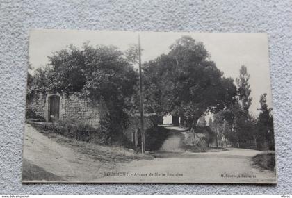 Cpa 1921, Bourmont, avenue de Marie Fontaine, haute Marne 52