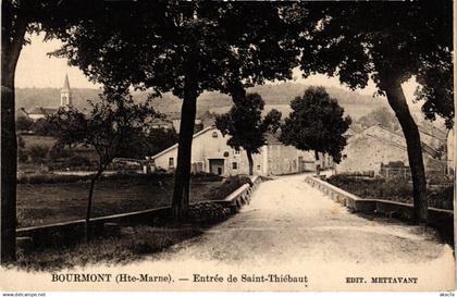 CPA BOURMONT - Entrée de St-Thiebaut (368455)