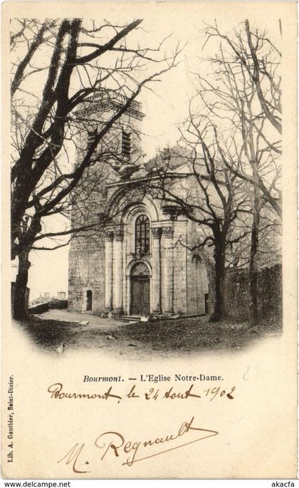 CPA BOURMONT - L'Église Notre-Dame (995040)