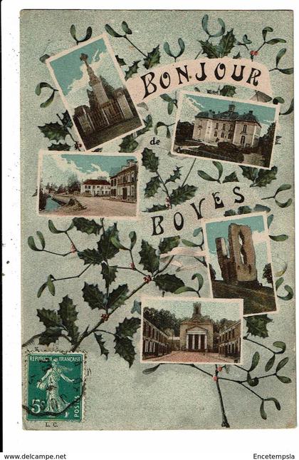 CPA-Carte Postale--France- Un Bonjour de Boves-1913-VM10643
