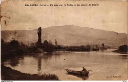 CPA BRANGUES - Un coin sur le Rhone et les monts du Bugey (433703)