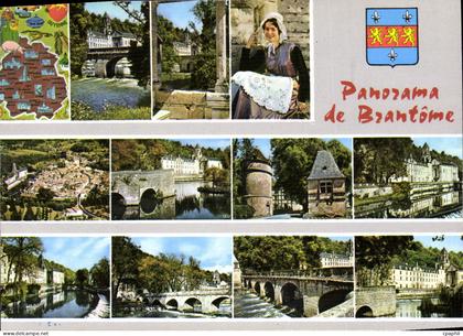 CPSM BRANTOME panorama