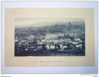 BRASSAC  (Tarn)  :  Vue générale de Brassac   1916