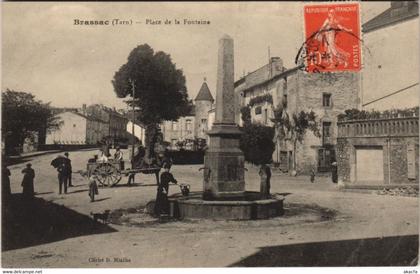 CPA BRASSAC Place de la Fontaine (1087587)