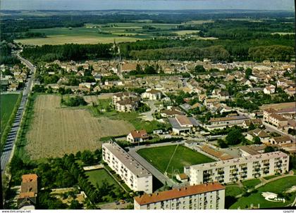 CPSM Bray sur Seine (S et M) Vue generale aerienne
