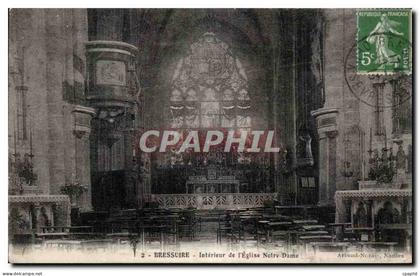 CPA Bressuire Interieur de I Eglise Notre Dame