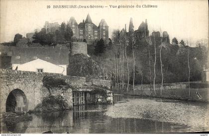 CPA Bressuire Vue Generale du Chateau