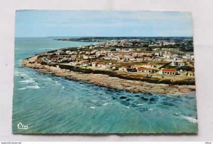 Cpm 1968, Bretignolles sur mer, vue générale aérienne, Vendée 85