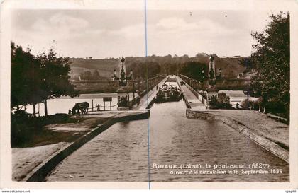 CPA Briare Loiret Le Pont Canal