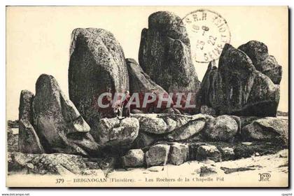 CPA Brignogan Finistere Les Rochers de la chapelle