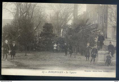 cpa du 83 Brignoles le Square JU25-80