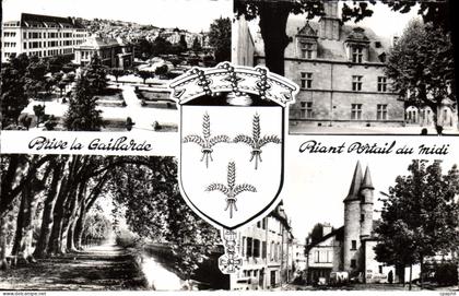 CPA Brive La Gaillarde La Poste Et Les Hotel De Laberche