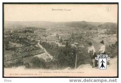 88 Bruyères - BRUYERES (Vosges)  Vue générale prise du Point-de-Vue à l'Avison - cpa