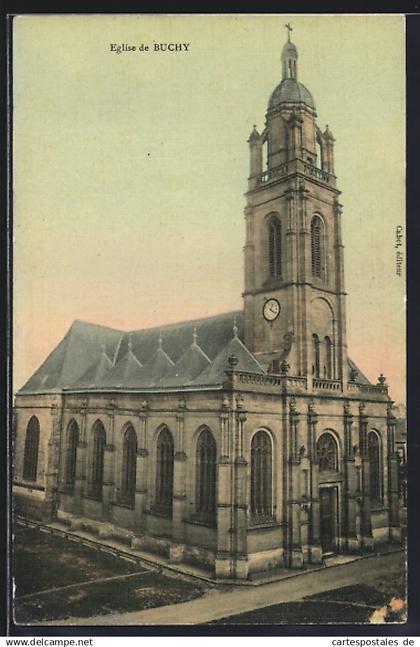 CPA Buchy, Église de Buchy