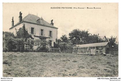 AXBP15-1230-87 - BUSSIERE-POITEVINE - Maison blanche