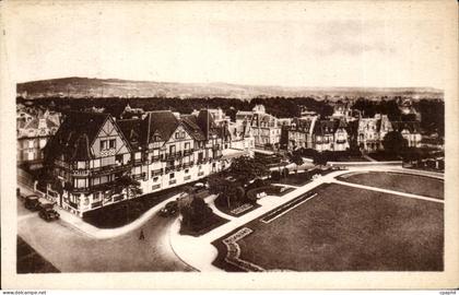 Cabourg CPA Panorama et les jardins
