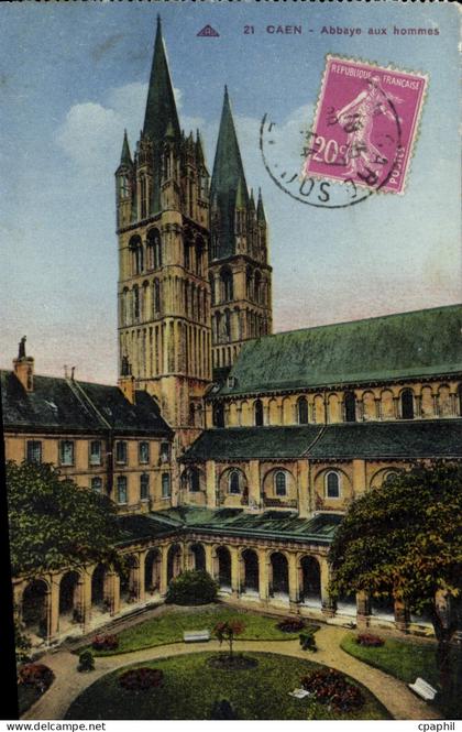CPA Caen Abbaye Aux Hommes