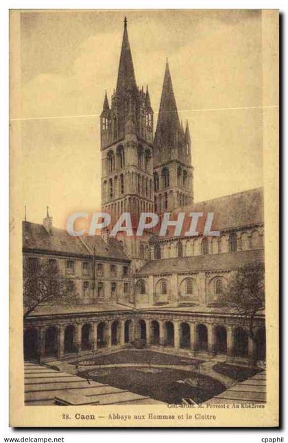 CPA Caen Abbaye aux Hommes et