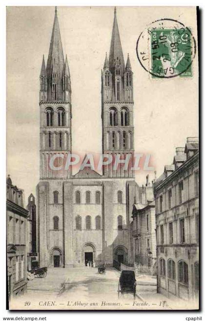 CPA Caen L'abbaye aux hommes Facade