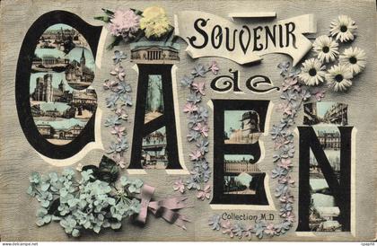 CPA Souvenir Caen