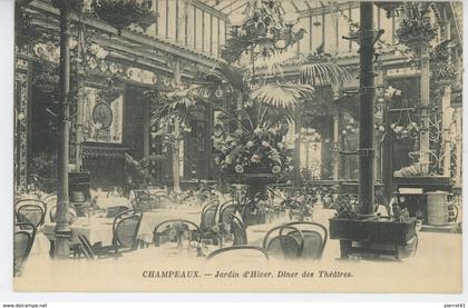 PARIS - RESTAURANTS - CHAMPEAUX - Jardin d'Hiver - Dîner des Théâtres