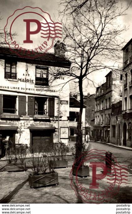 RARE   PARIS LA PLACE DU TERTRE ET LA RUE LEPIE