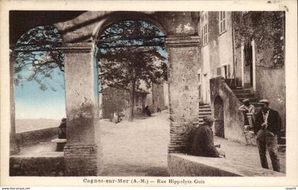 Cagnes sur Mer - Rue Hippolyte Guis - CPA