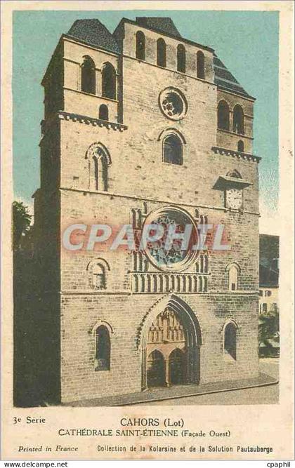 CPA Cahors cathedrale Saint-Etienne