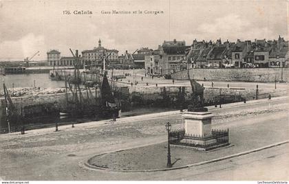 FRANCE - Calais - Gare Maritime - Courgain - Port - bateaux - transport - CPA