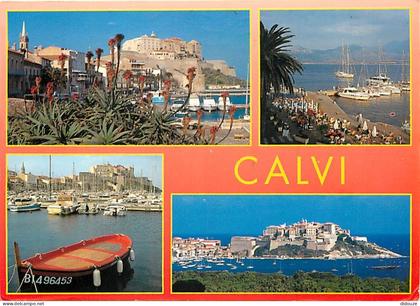 20 - Calvi - Multivues - Bateaux - CPM - Voir Scans Recto-Verso