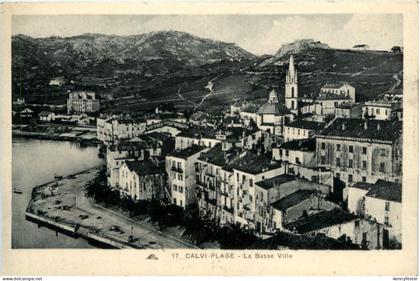 Calvi Plage - La Basse ville