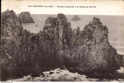 Camaret sur Mer - Rochers Festonnes a la Pointe de Pen-Hir - CPA