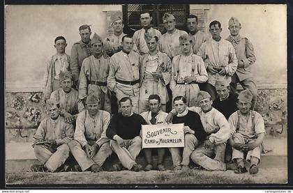 CPA Mourmelon, Les soldats au Camp de Mourmelon