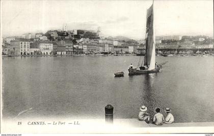 CPA Cannes Bateau